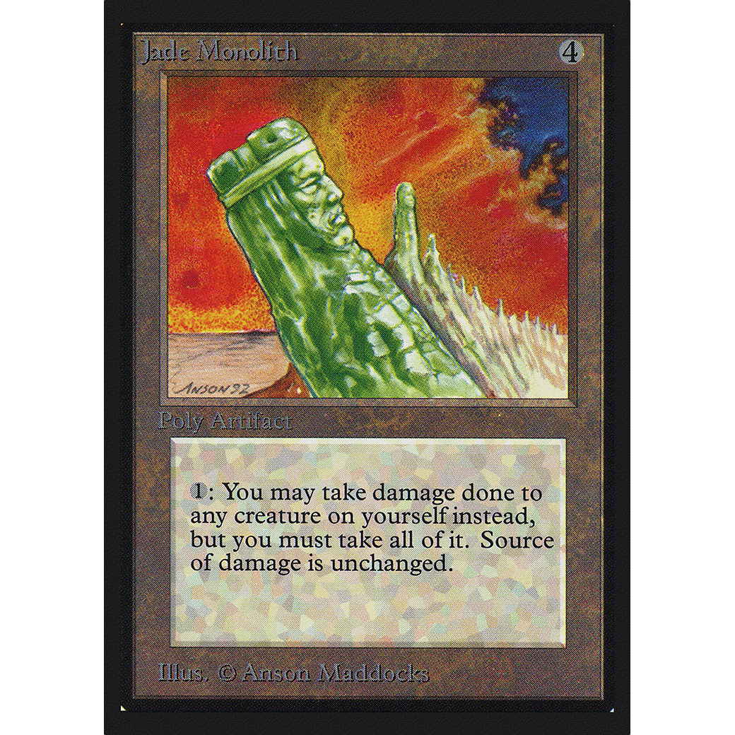 MTG Singles - Jade Monolith - International Edition - Regular