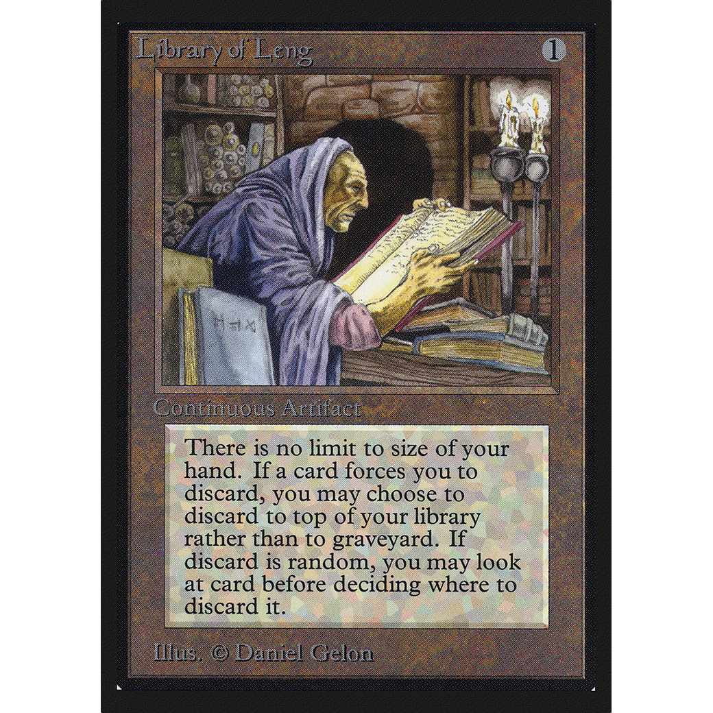 MTG Singles - Library of Leng - International Edition - Regular
