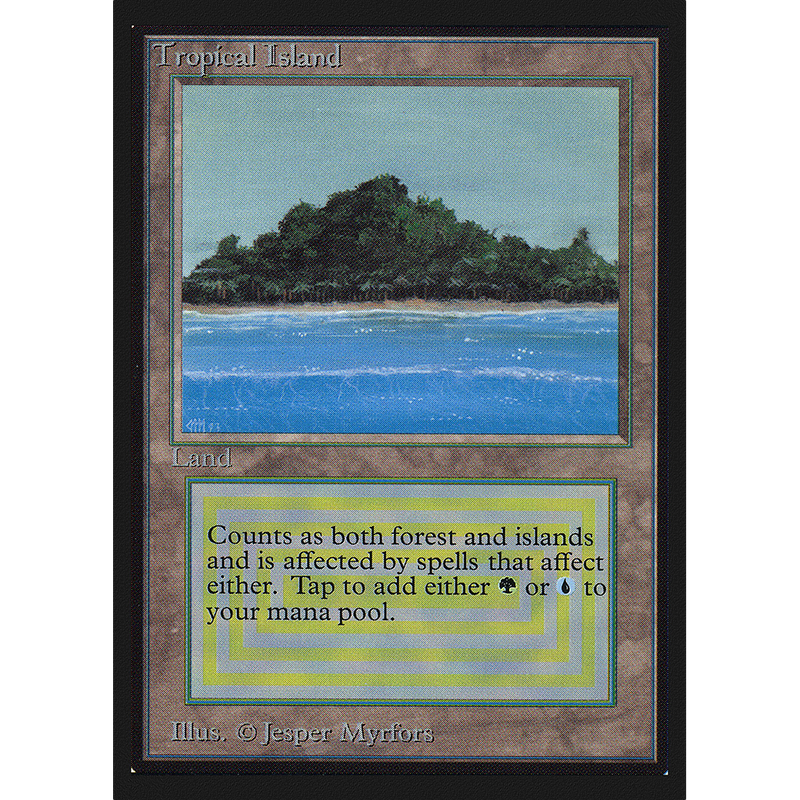 MTG Singles - Tropical Island - International Edition - 