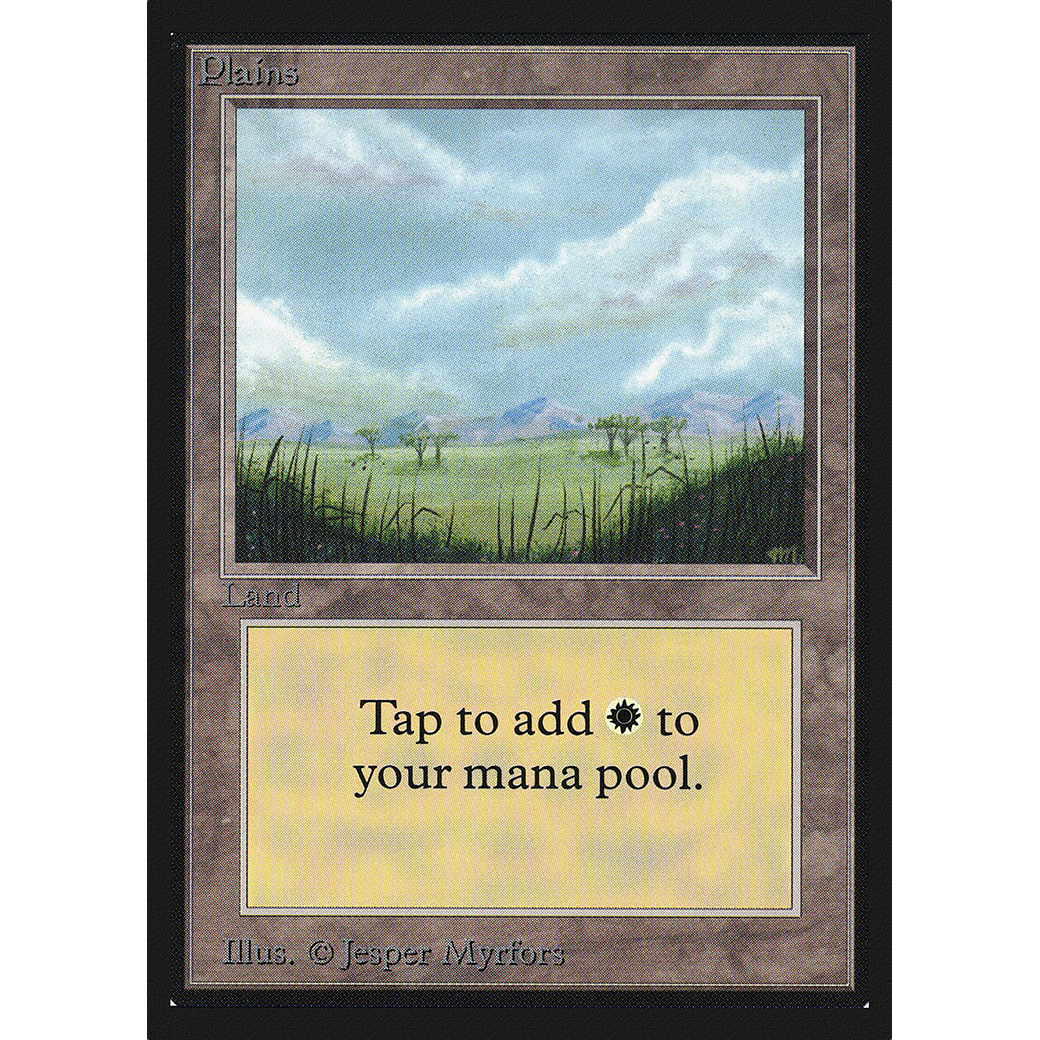 MTG Singles - Plains (V.2) - International Edition - Regular