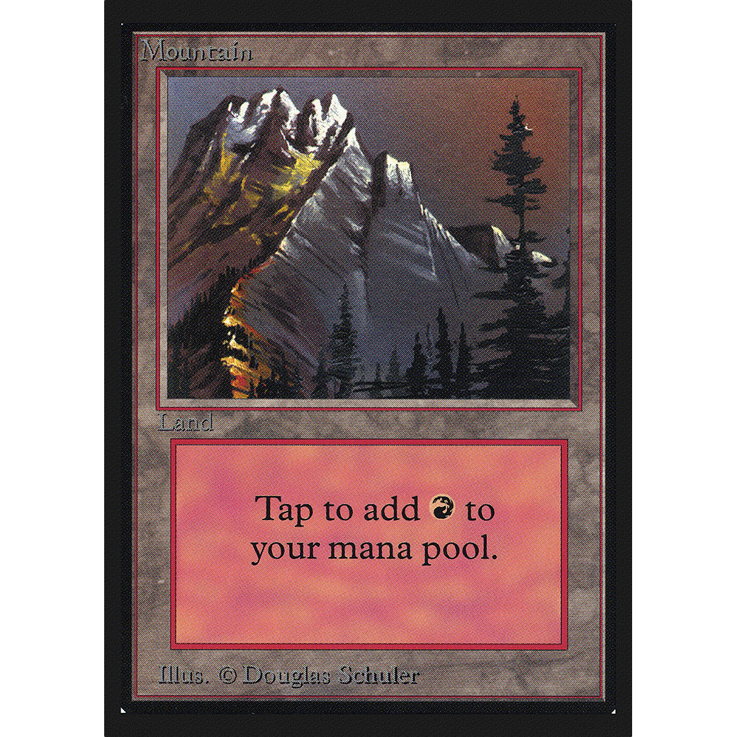 MTG Singles - Mountain (V.1) - International Edition - Regular