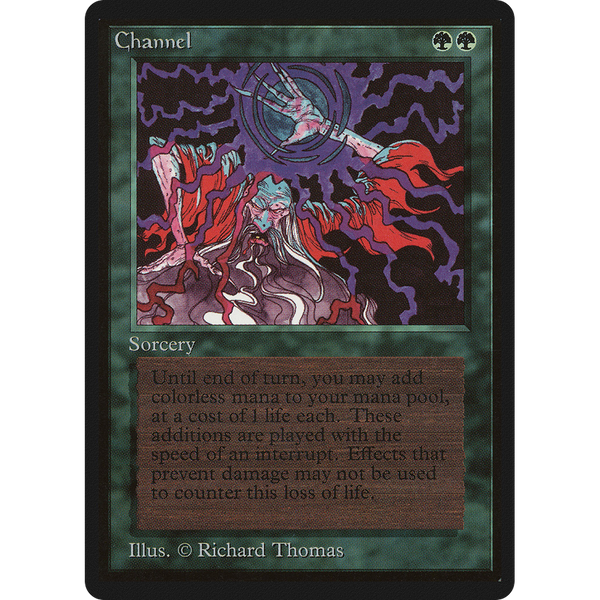 channel mtg card Magic The Gathering Trading Card Game Iconic Masters Single Card Mythic Rare Channel 157 Foil