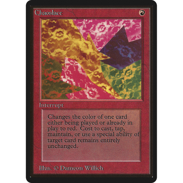 Magic the Gathering Chaoslace - Beta NM