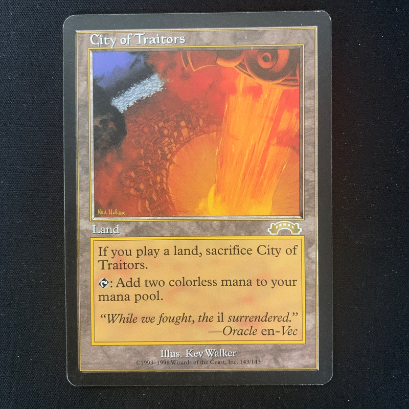 Magic the Gathering City of Traitors - Exodus English - LP - DENT - 24556