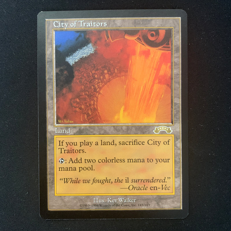 Magic the Gathering City of Traitors - Exodus English - NM - 24553