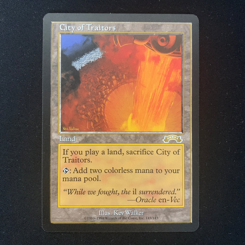 Magic the Gathering City of Traitors - Exodus English - NM - 24554