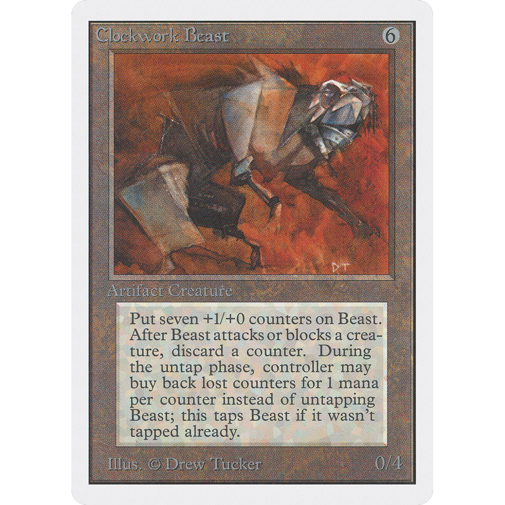 MTG Singles - Clockwork Beast - Unlimited - NM