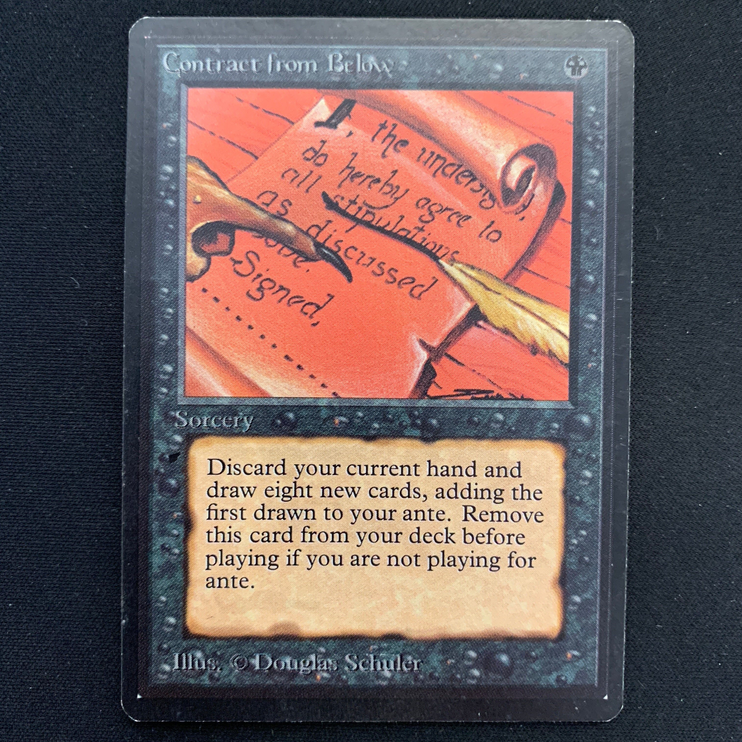 MTG Singles - Contract from Below - Beta - 