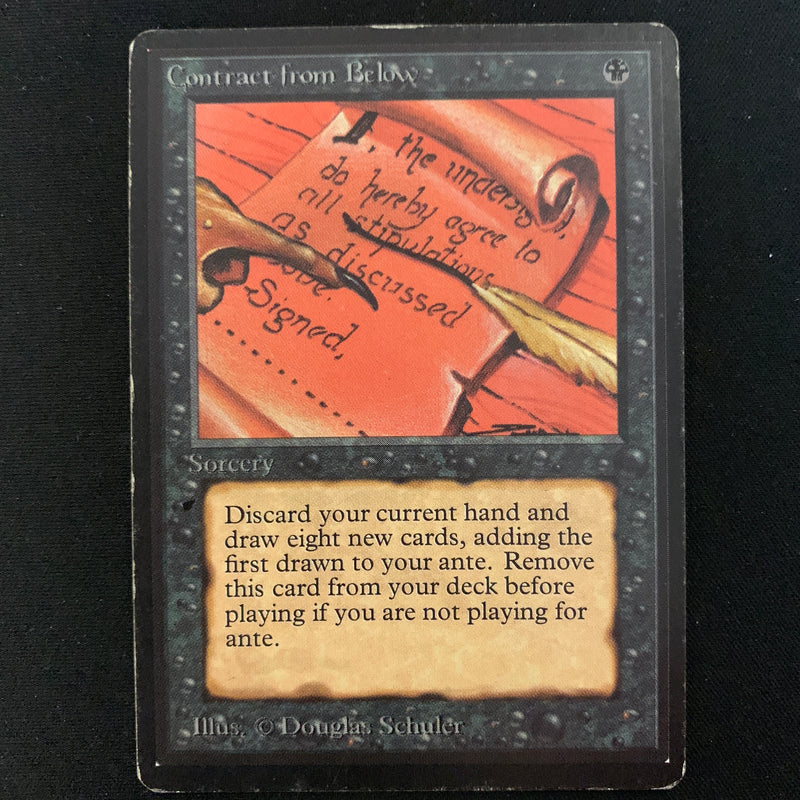 Magic the Gathering Contract from Below - Beta LP - 23802