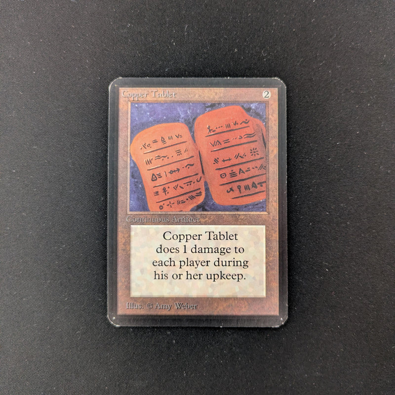 Magic the Gathering Copper Tablet - Alpha 