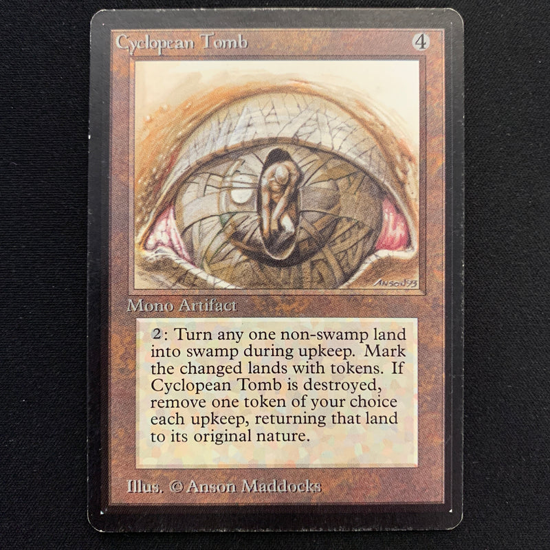 Magic the Gathering Cyclopean Tomb - Beta 