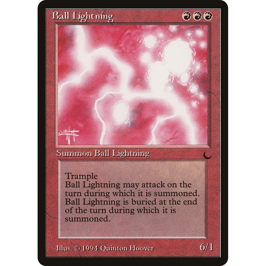 mtg cards like ball lightning Ball Lightning