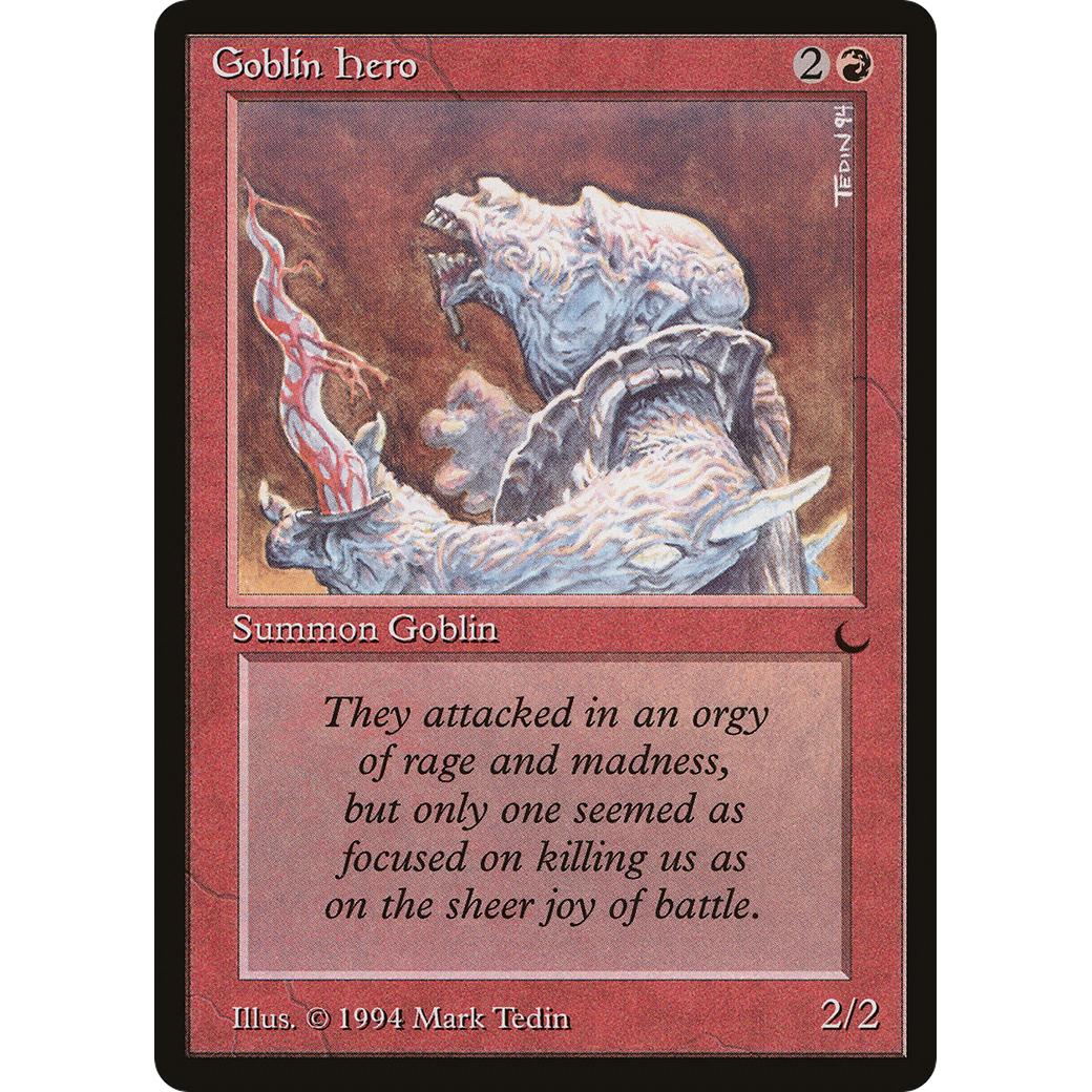 MTG Singles - Goblin Hero - The Dark - Regular