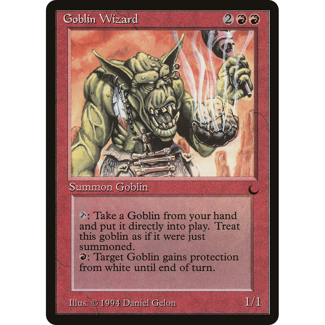 MTG Singles - Goblin Wizard - The Dark - Regular