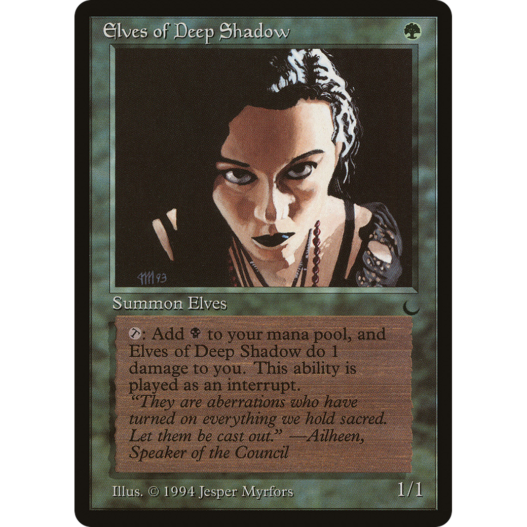 MTG Singles - Elves of Deep Shadow - The Dark - Regular