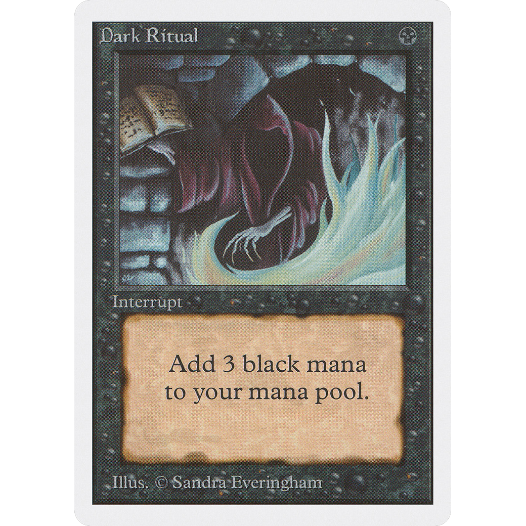 MTG Singles - Dark Ritual - Unlimited - NM