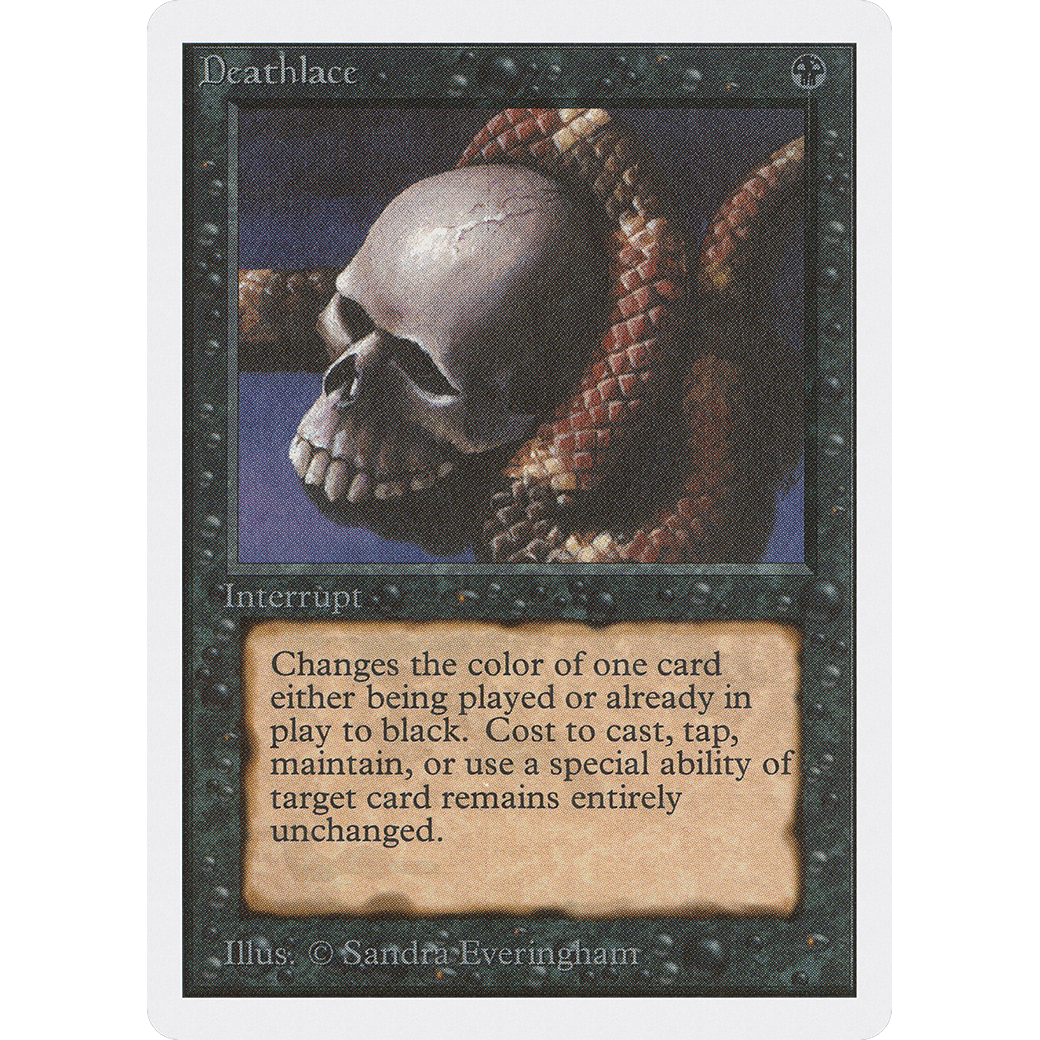 MTG Singles - Deathlace - Unlimited - NM