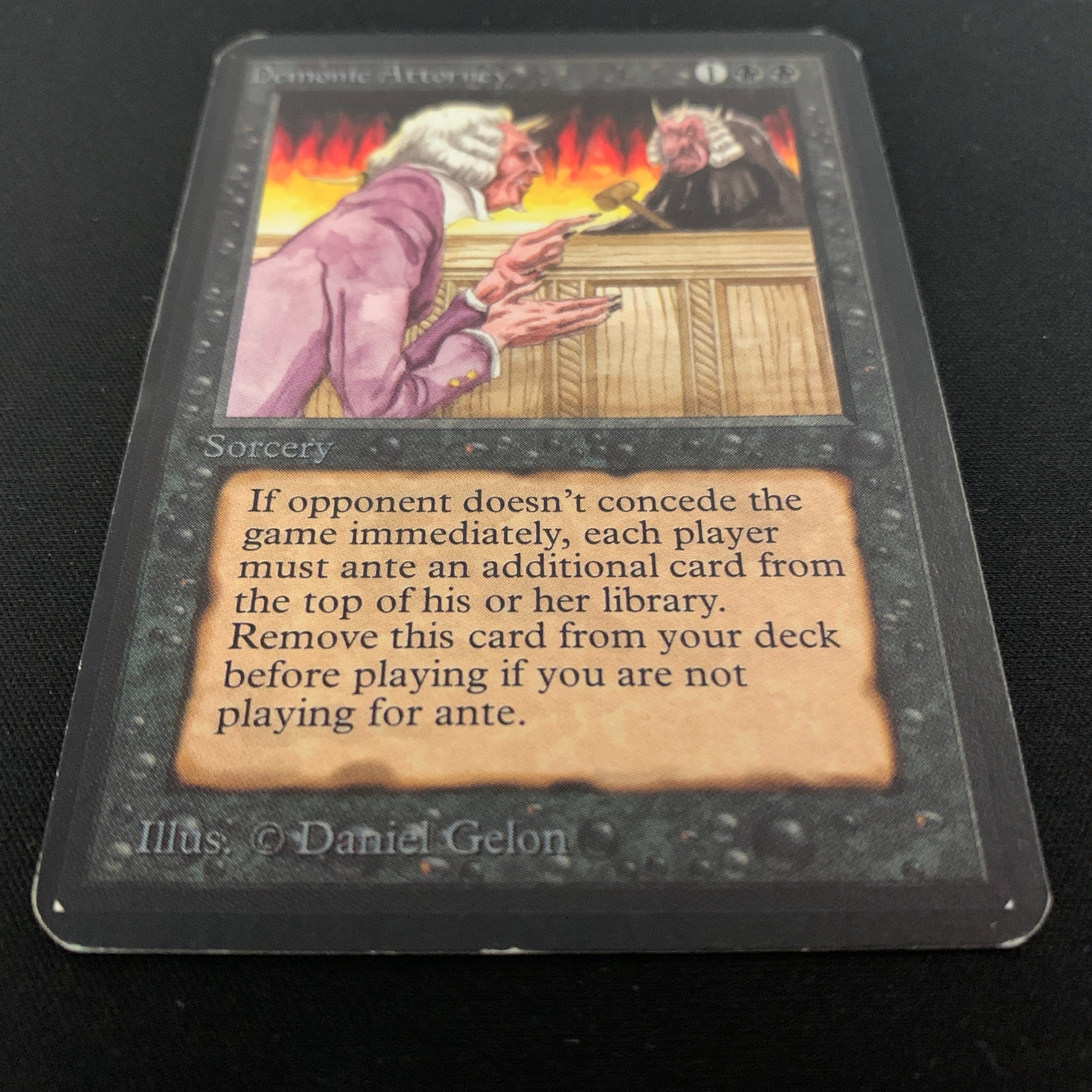 MTG Singles - Demonic Attorney - Alpha - 