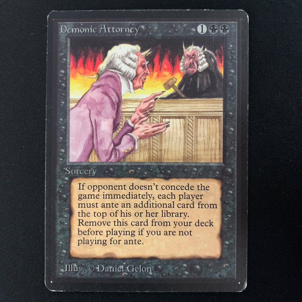 Demonic Attorney Beta Magic: The Gathering