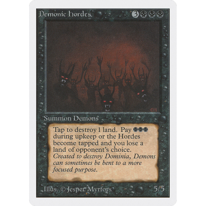 Magic the Gathering Demonic Hordes - Unlimited NM