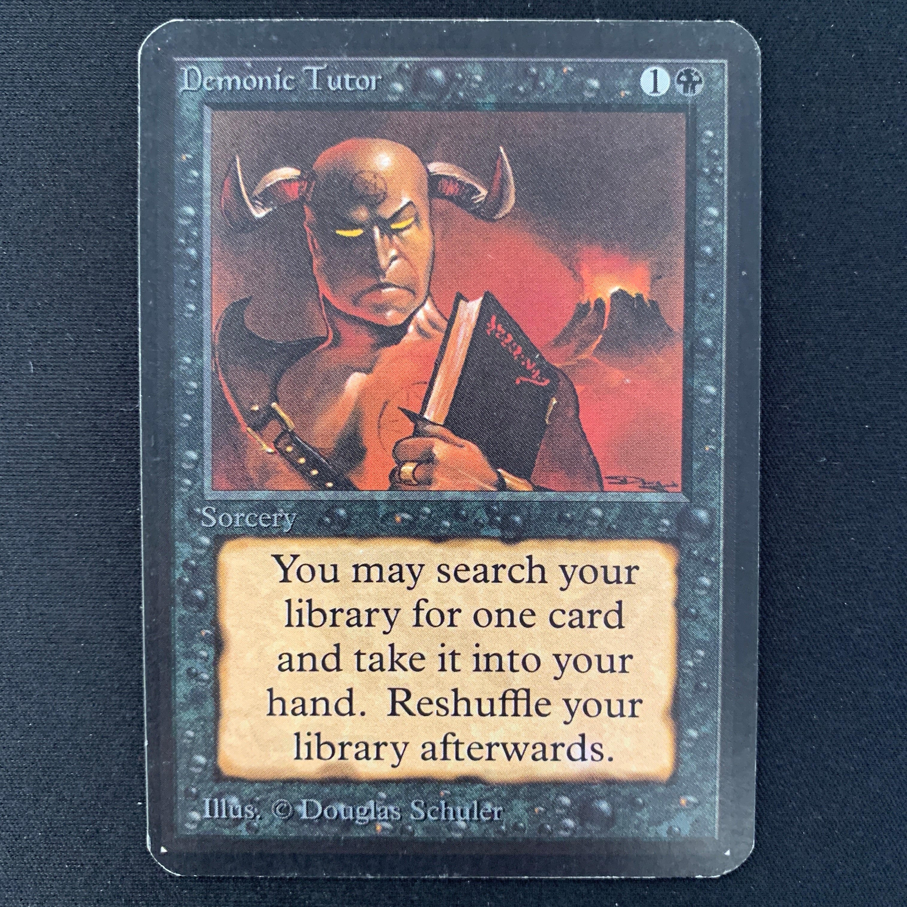 MTG Singles - Demonic Tutor - Alpha - 