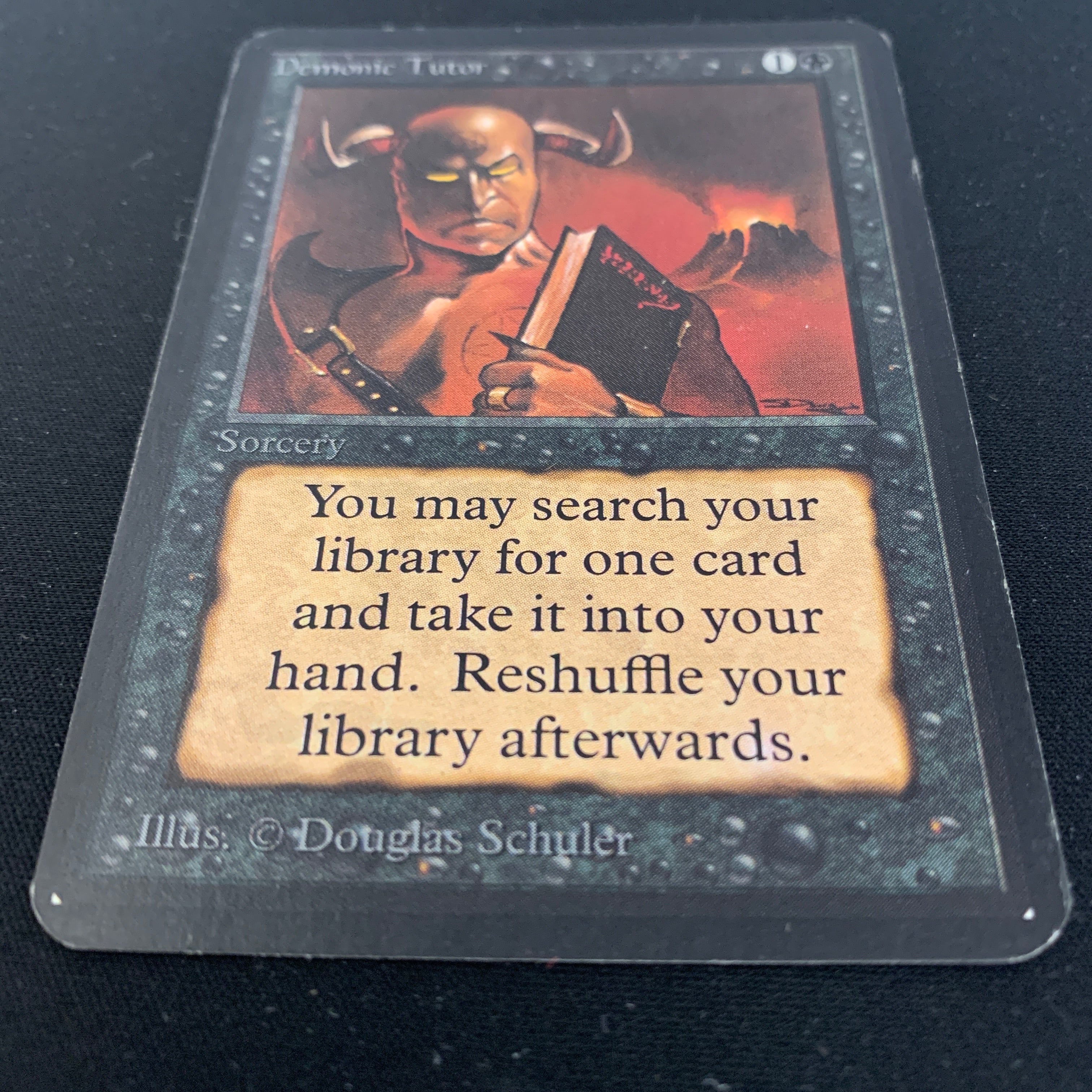 MTG Singles - Demonic Tutor - Alpha - 