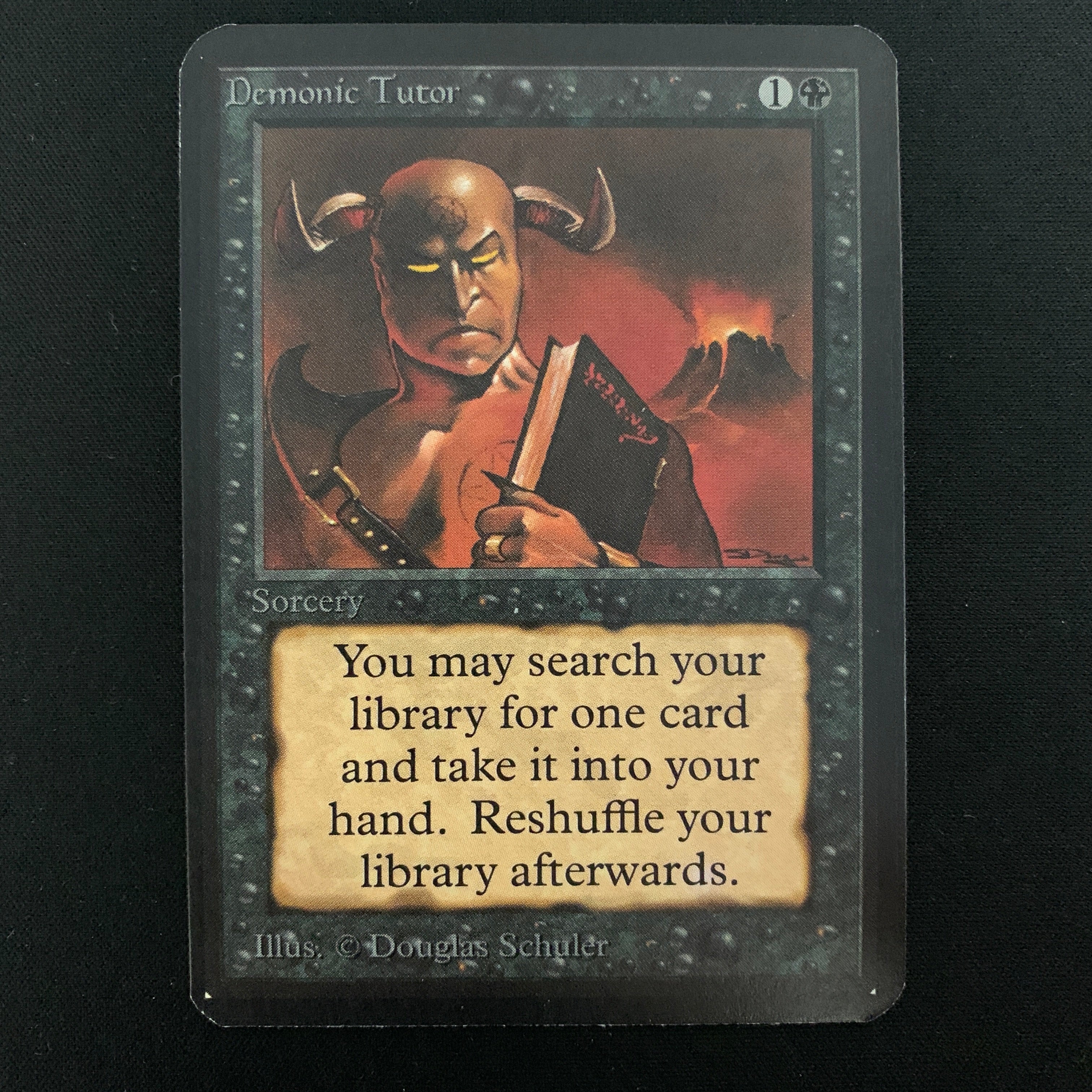 MTG Singles - Demonic Tutor - Alpha - 