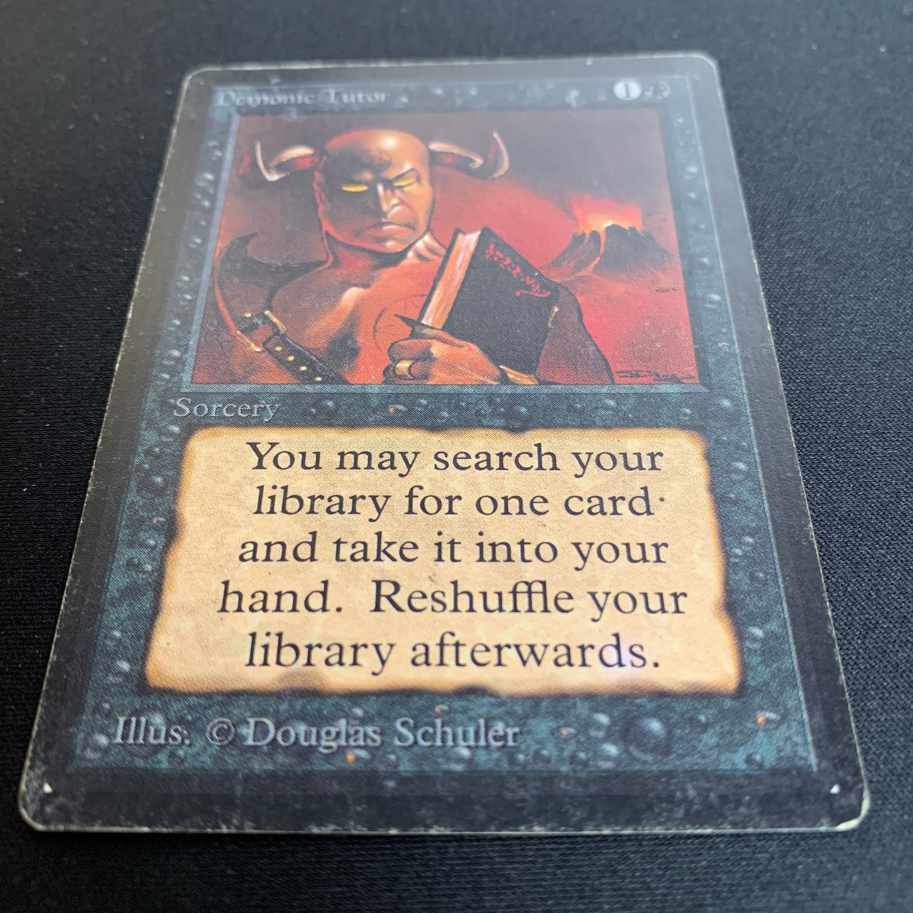 MTG Singles - Demonic Tutor - Beta - 