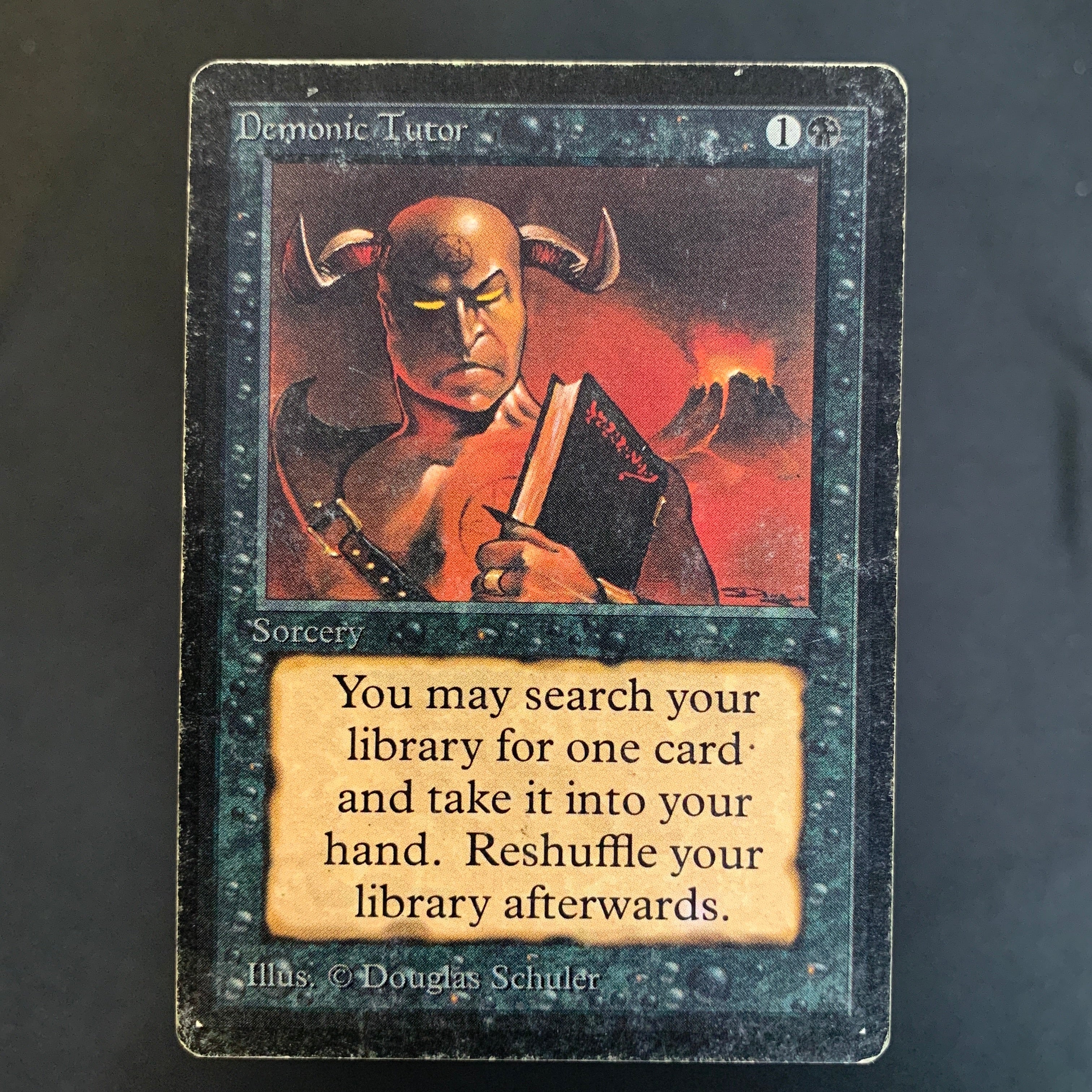 MTG Singles - Demonic Tutor - Beta - 