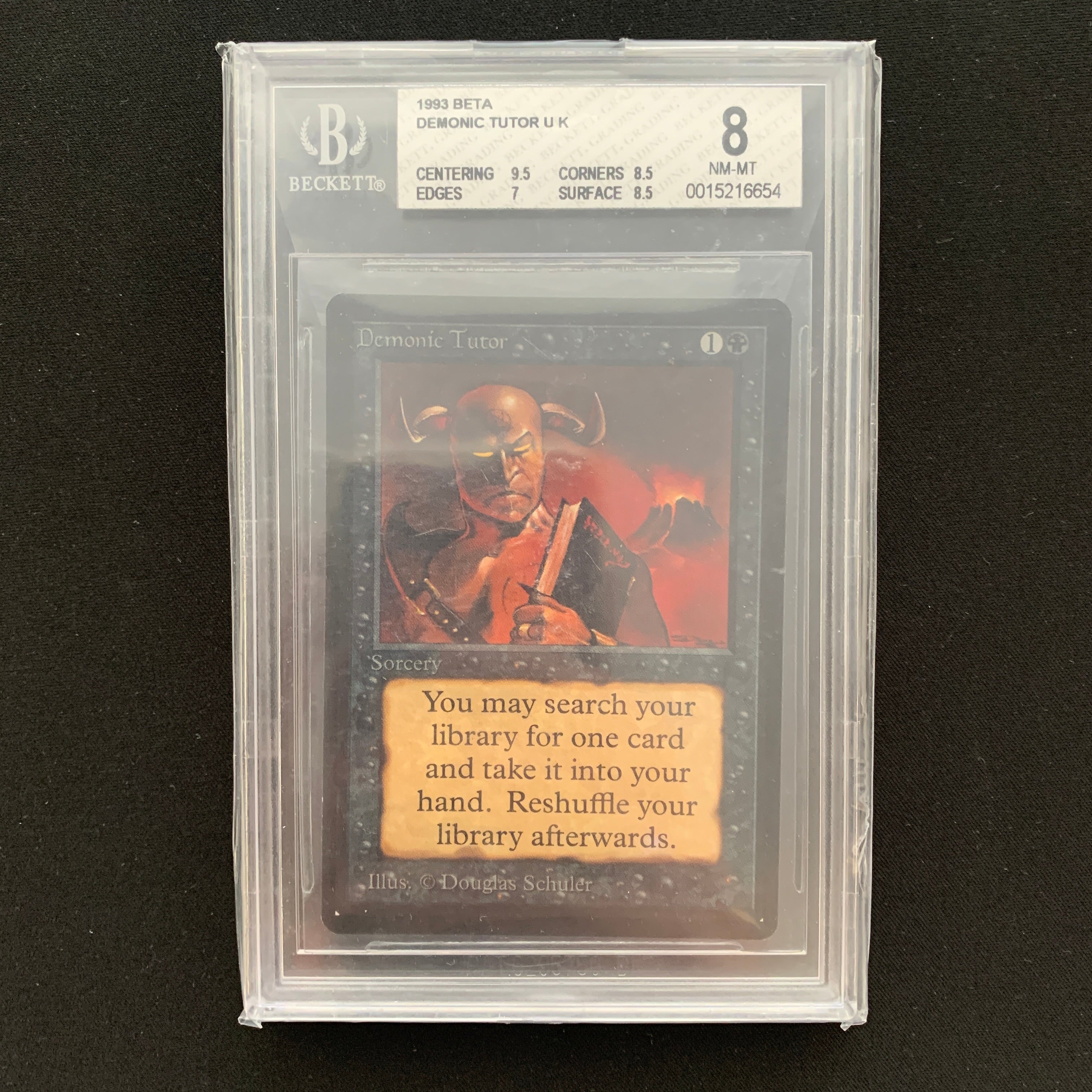 MTG Singles - Demonic Tutor - Beta - 
