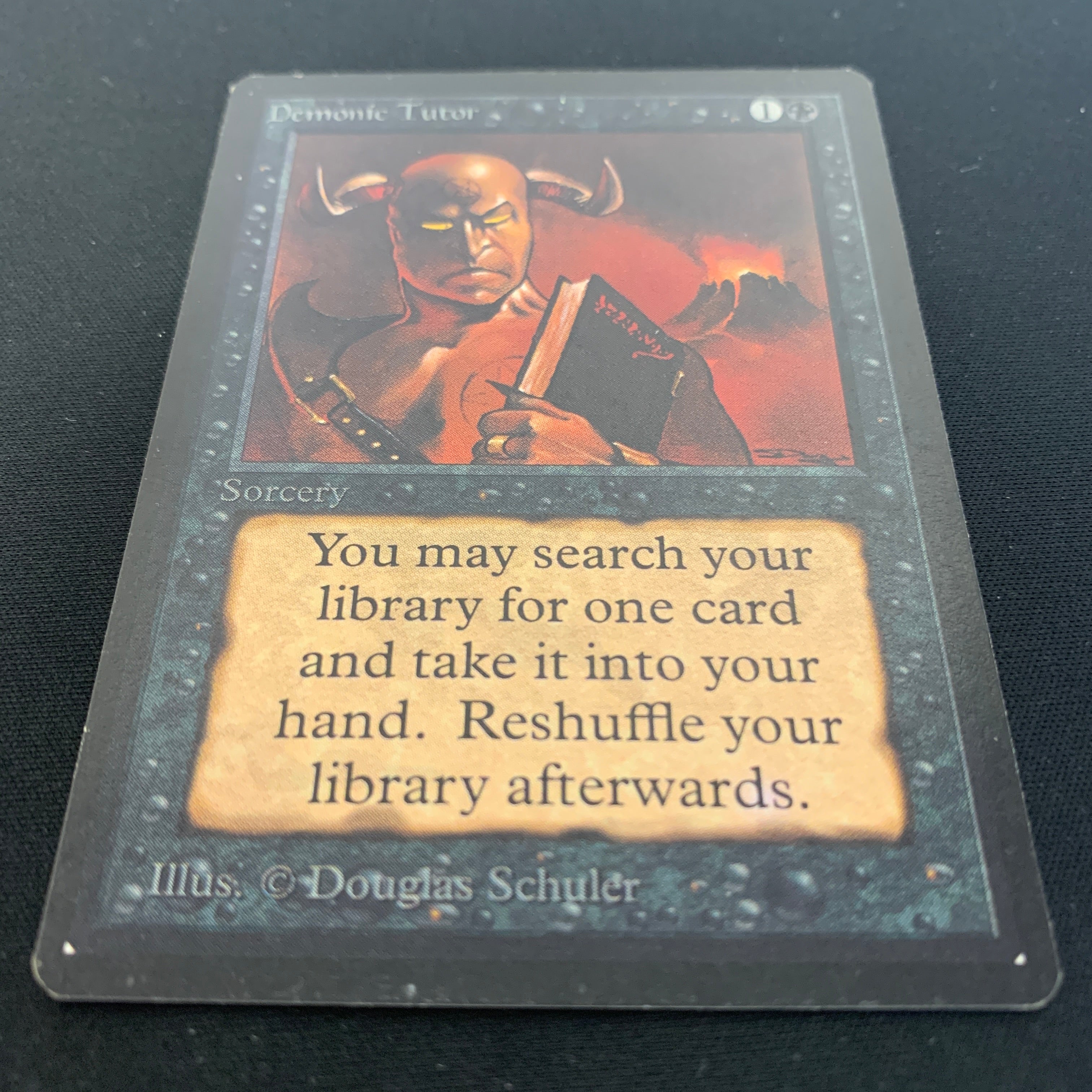 MTG Singles - Demonic Tutor - Beta - 