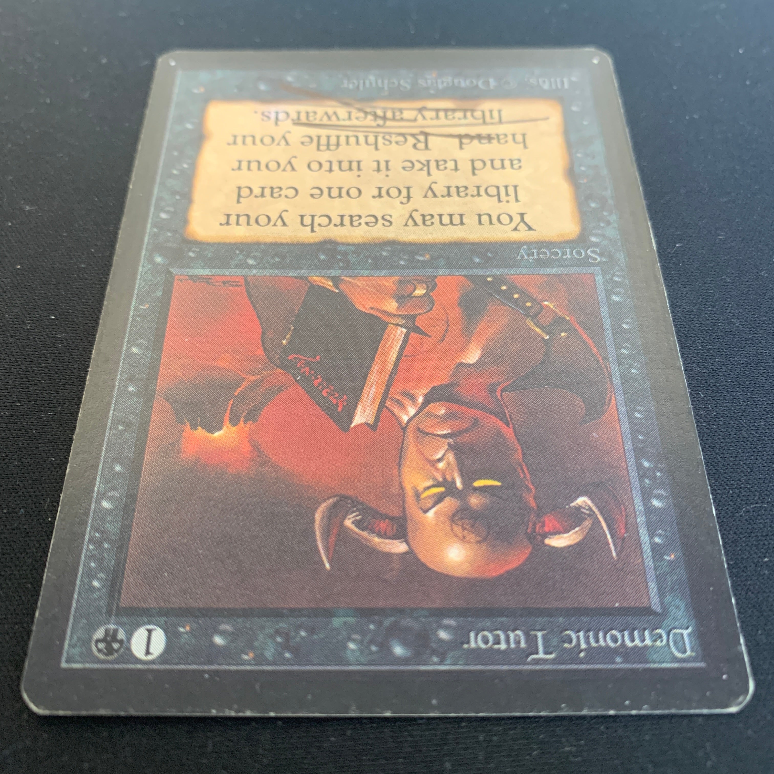 MTG Singles - Demonic Tutor - Beta - 