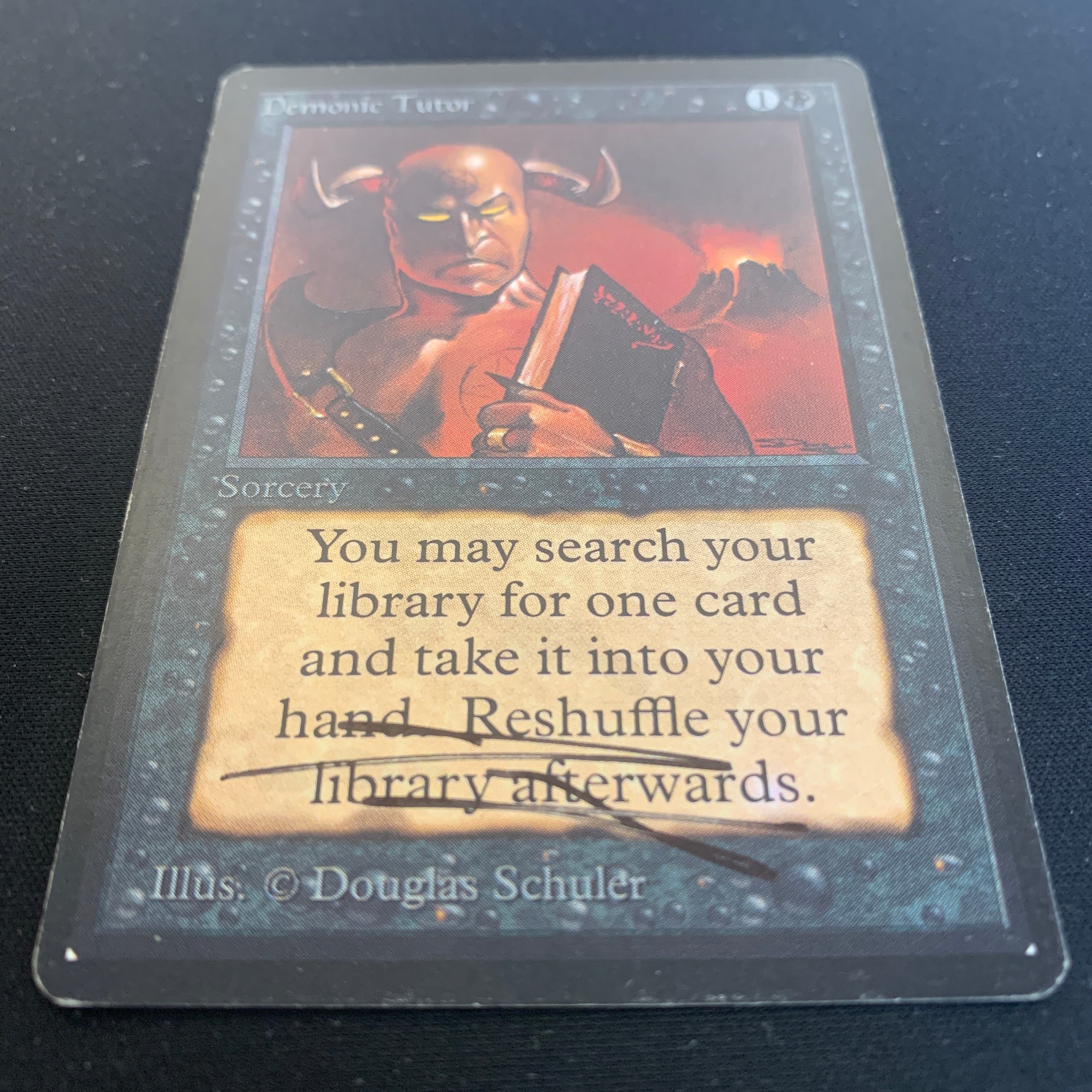 MTG Singles - Demonic Tutor - Beta - 