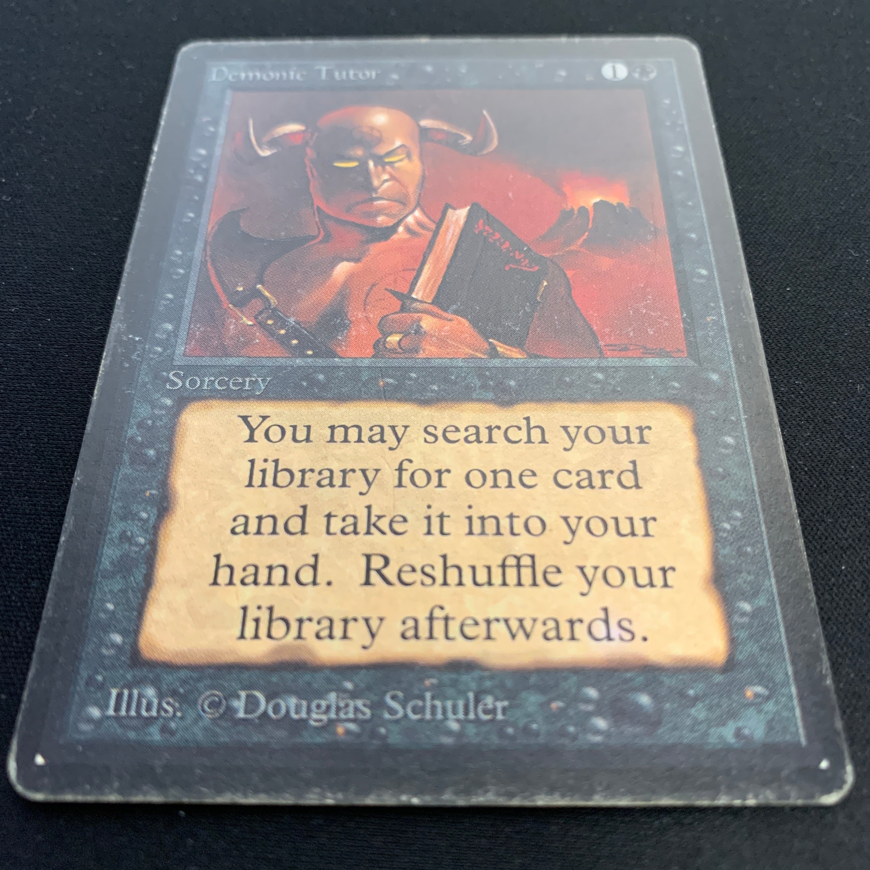 MTG Singles - Demonic Tutor - Beta - 