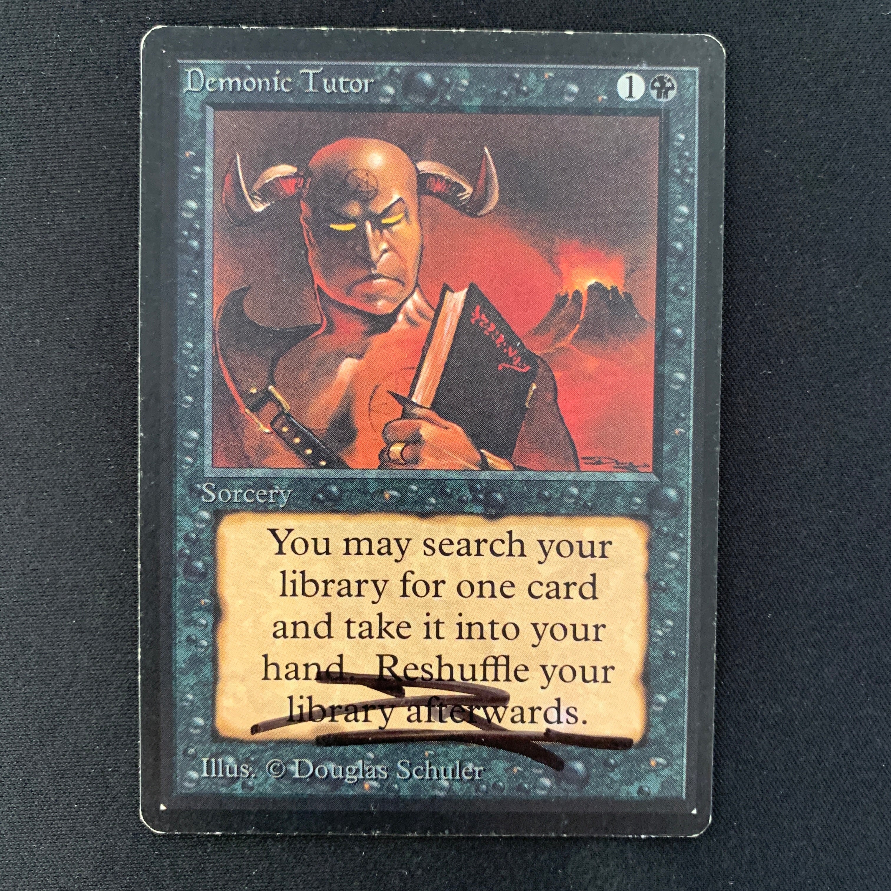 MTG Singles - Demonic Tutor - Beta - 