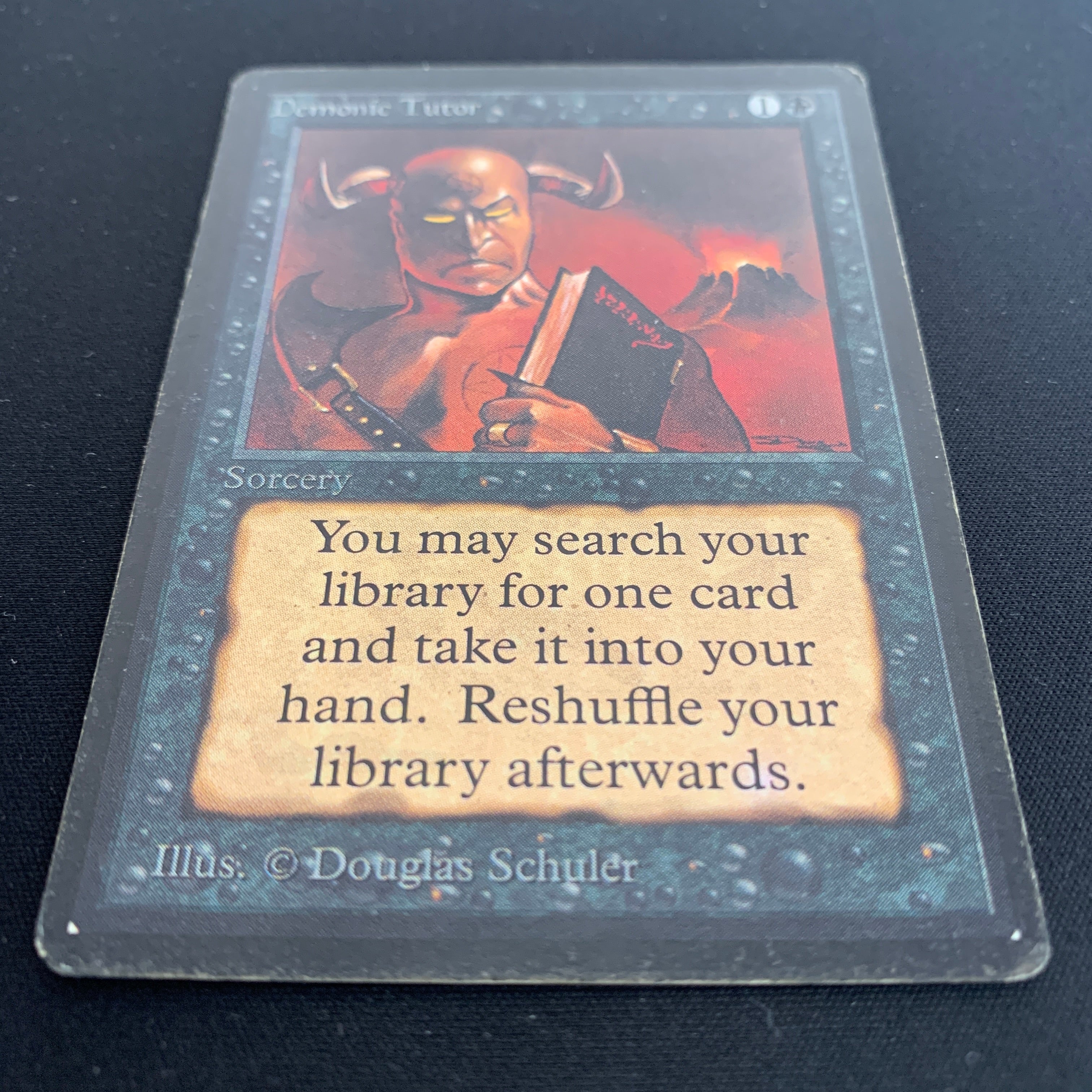 MTG Singles - Demonic Tutor - Beta - 