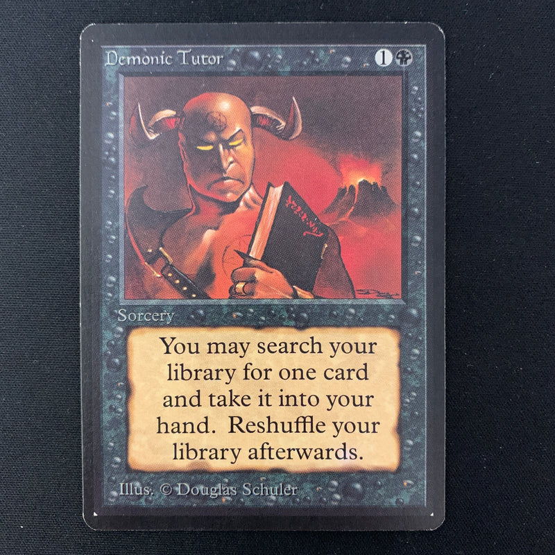 Magic the Gathering Demonic Tutor - Beta 