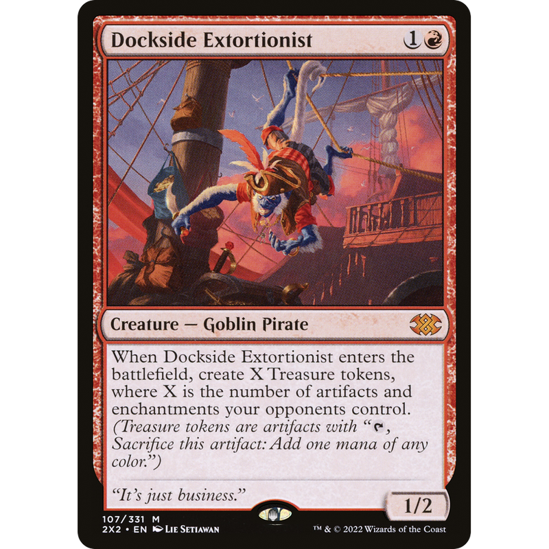 Magic the Gathering Dockside Extortionist - Double Masters 2022 NM