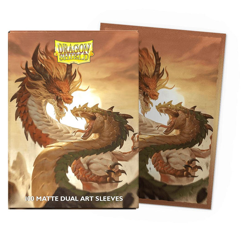 Dragon Shield Matte Dual Art Sleeves Wood Snake 2025