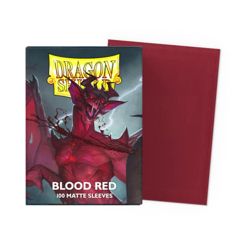 Dragon Shield Matte Sleeves Blood Red