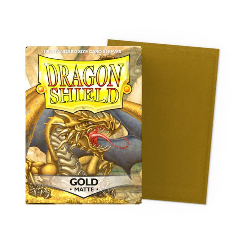 Dragon Shield Matte Sleeves Gold