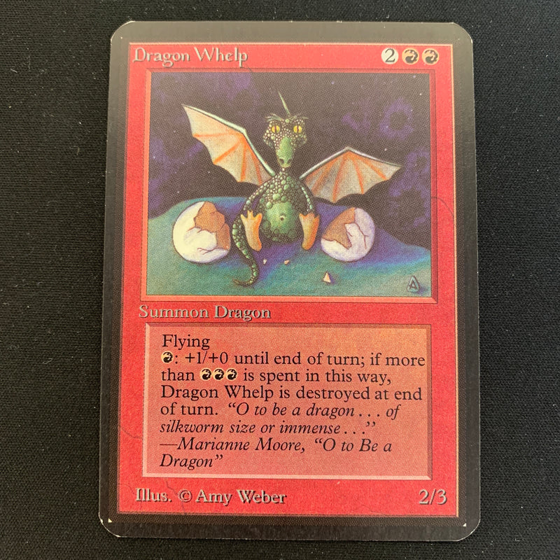 Magic the Gathering Dragon Whelp - Alpha 