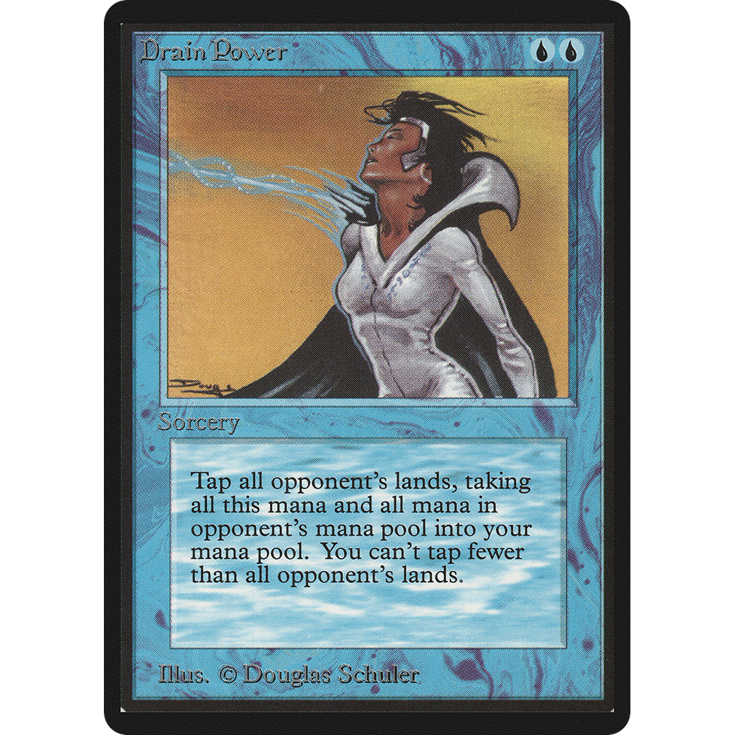 MTG Singles - Drain Power - Beta - NM