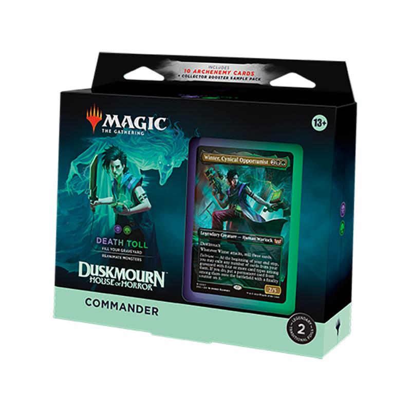 Magic the Gathering Duskmourn: House of Horror Commander Deck Death Toll English