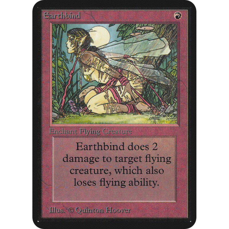 Magic the Gathering Earthbind - Alpha NM