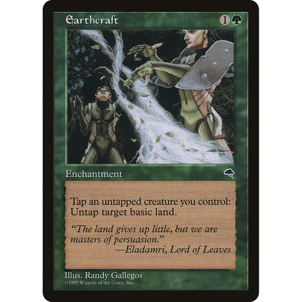 Magic the Gathering Earthcraft - Tempest NM