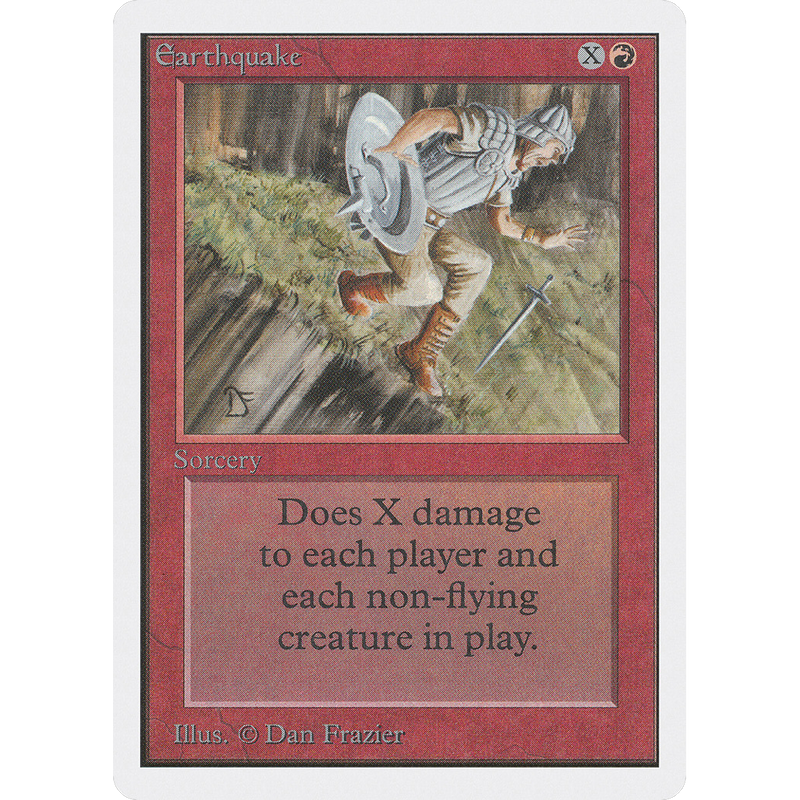 Magic the Gathering Earthquake - Unlimited NM