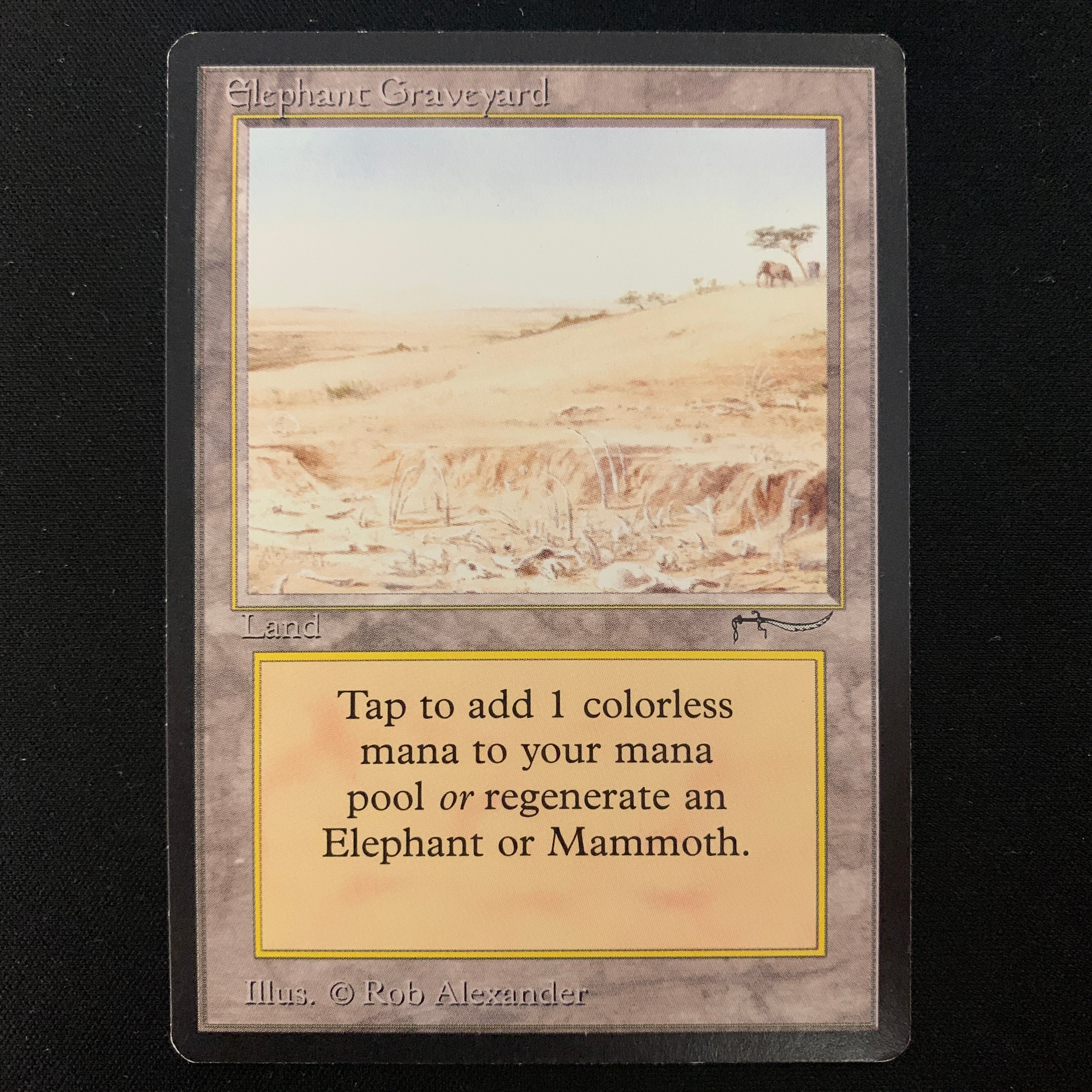 MTG Singles - Elephant Graveyard - Arabian Nights - 