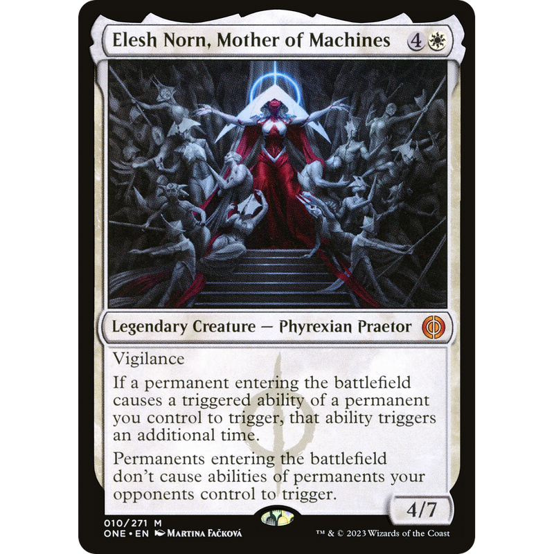 Magic the Gathering Elesh Norn, Mother of Machines - Phyrexia: All Will Be One NM