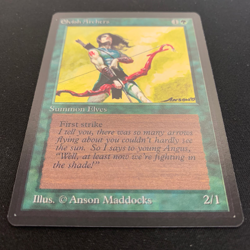 Magic the Gathering Elvish Archers - Beta 